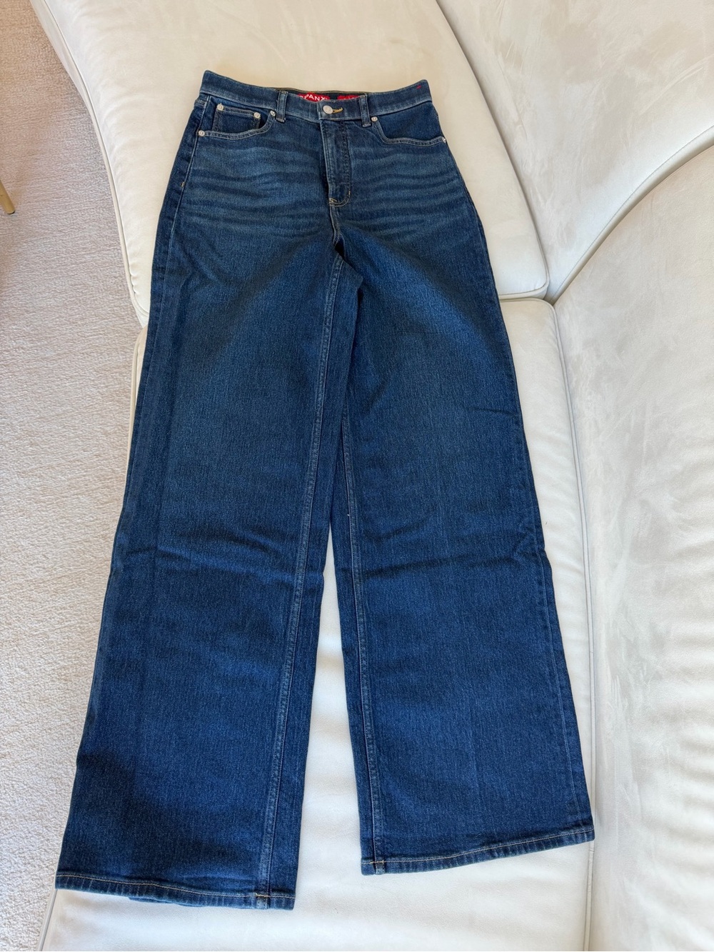 Spanx Blue Wide-Leg Women’s Jeans